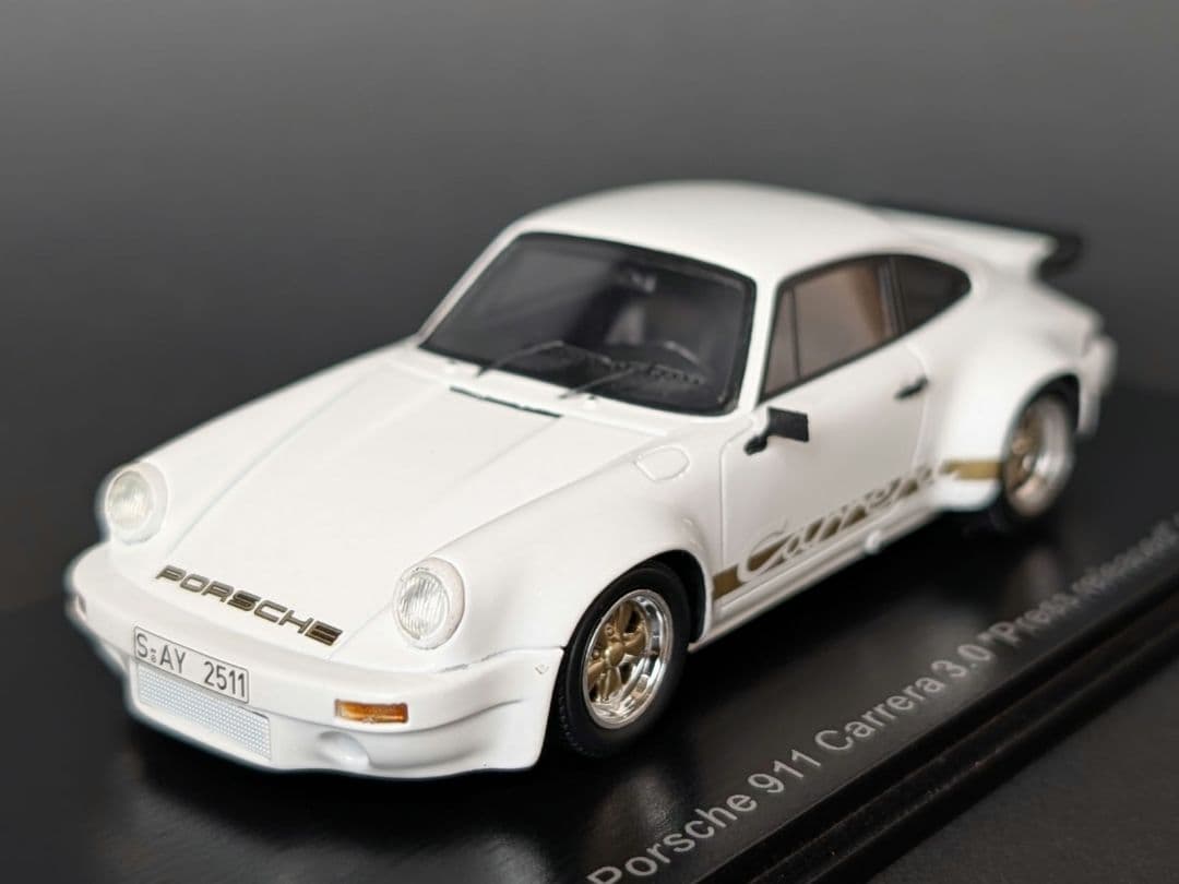スパーク 1/43 ポルシェ 911 カレラ 3.0 プレスリリース 1973