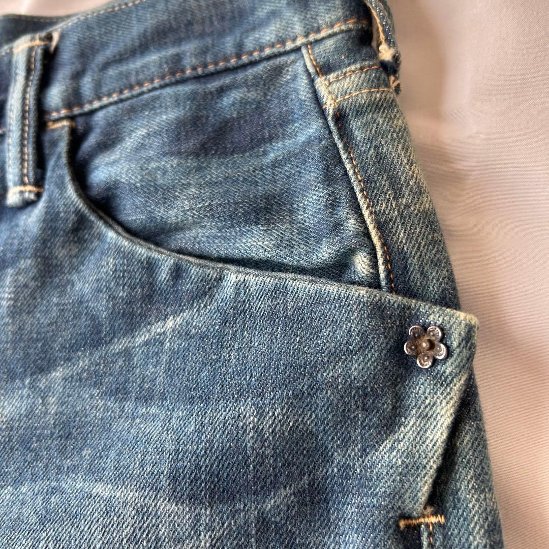 美品 45RPM デニム パンツ ジーパン インディゴ