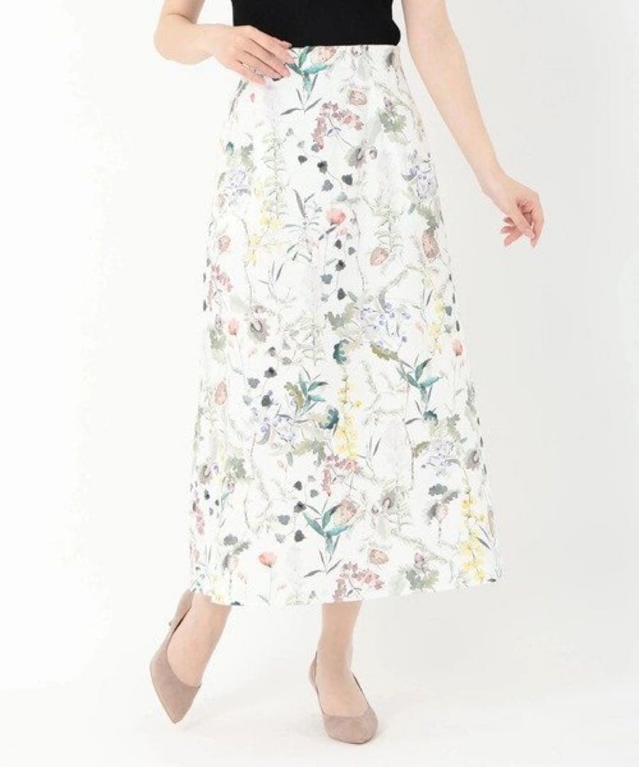 新品タグ付き ICHIE 花柄 ボタニカル スカート