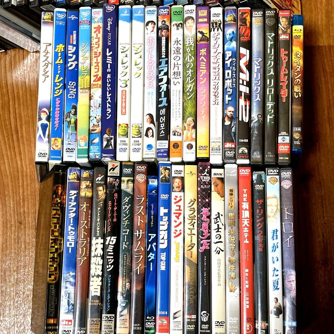 中古洋画・邦画・アニメDVD 110枚まとめ売り 大量DVDセット