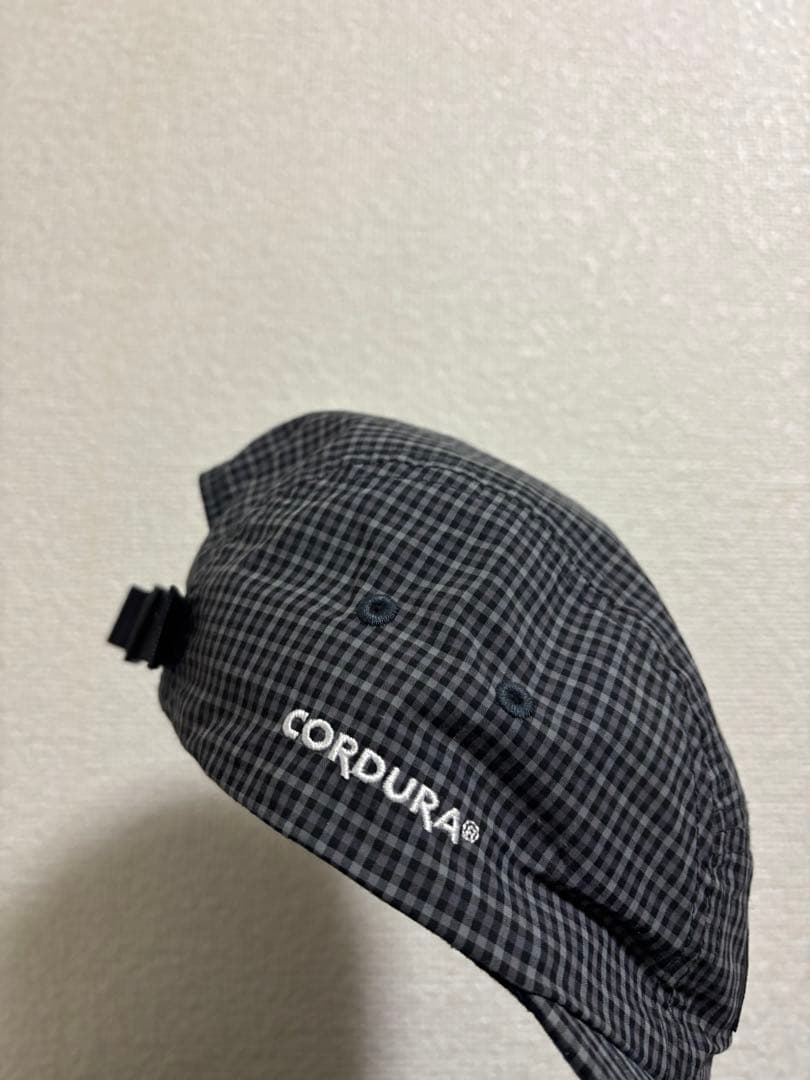 supreme Cordura® Plaid Camp Cap ブラック