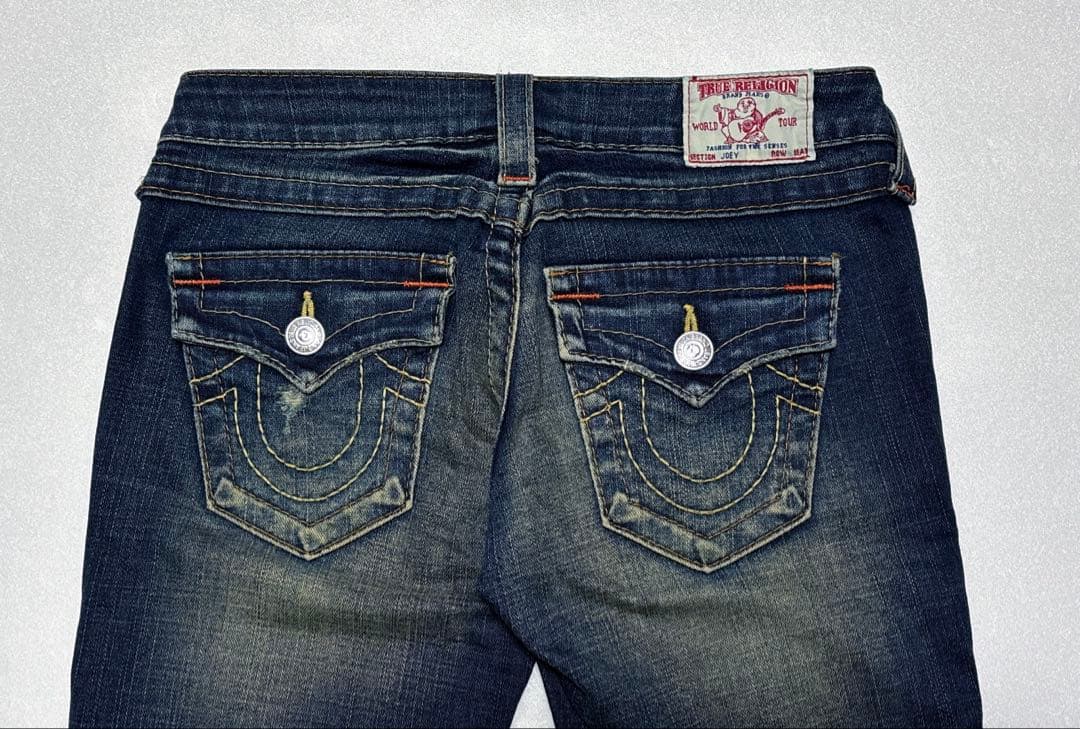TRUE RELIGION ブーツカット　ダメージ加工　デニム　26
