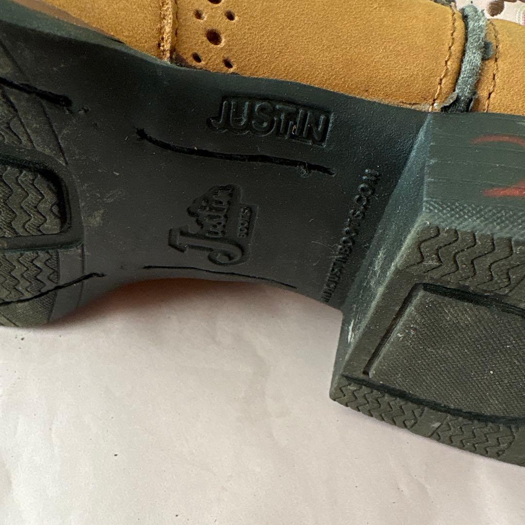 古着 ウエスタンブーツ Justin 22.5～23センチ