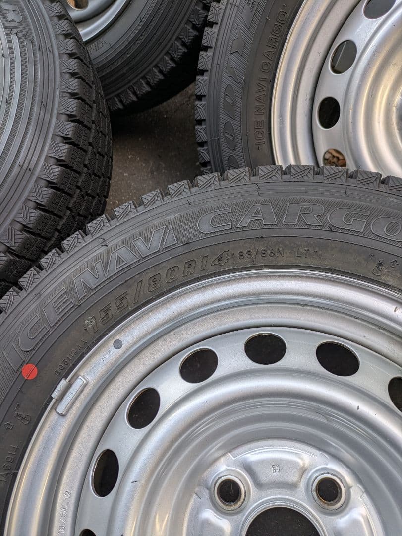 155/80R14 スタッドレスタイヤホイールセット