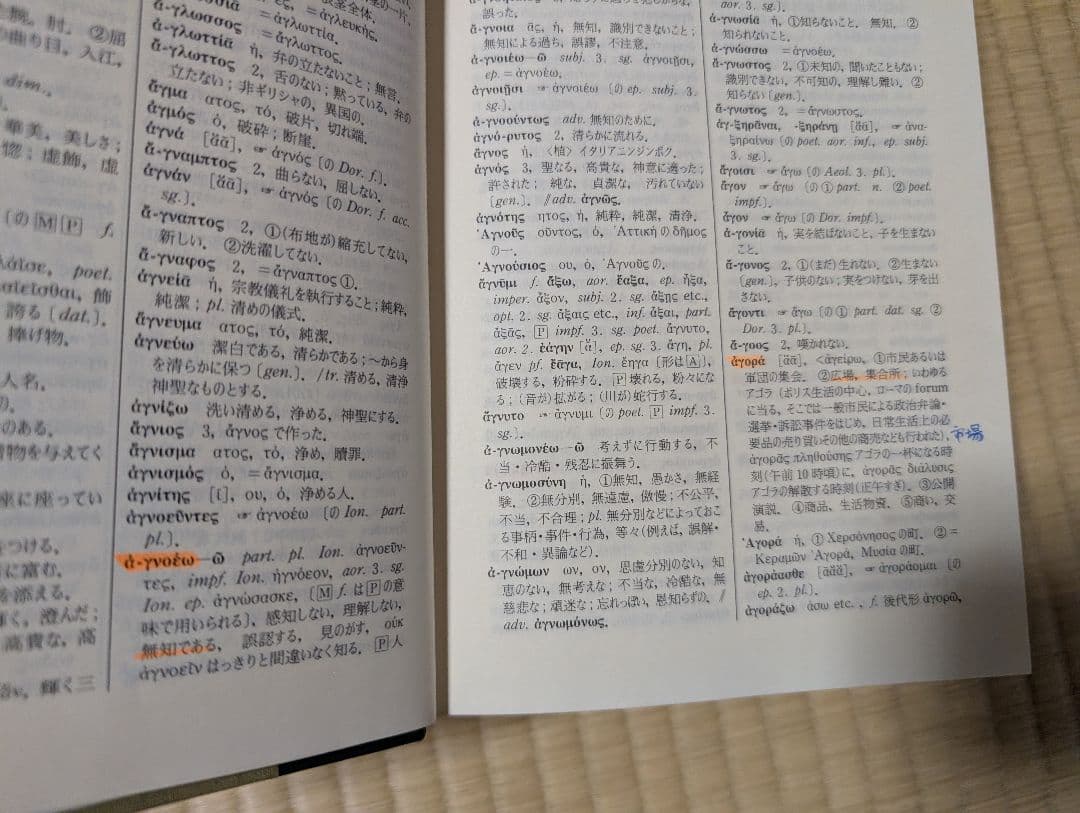 ギリシャ語辞典 古川晴風編著 大学書林