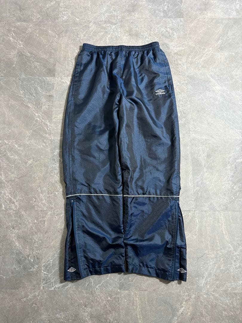 パンツ 00s UMBRO 2way ripstop nylon pants navy