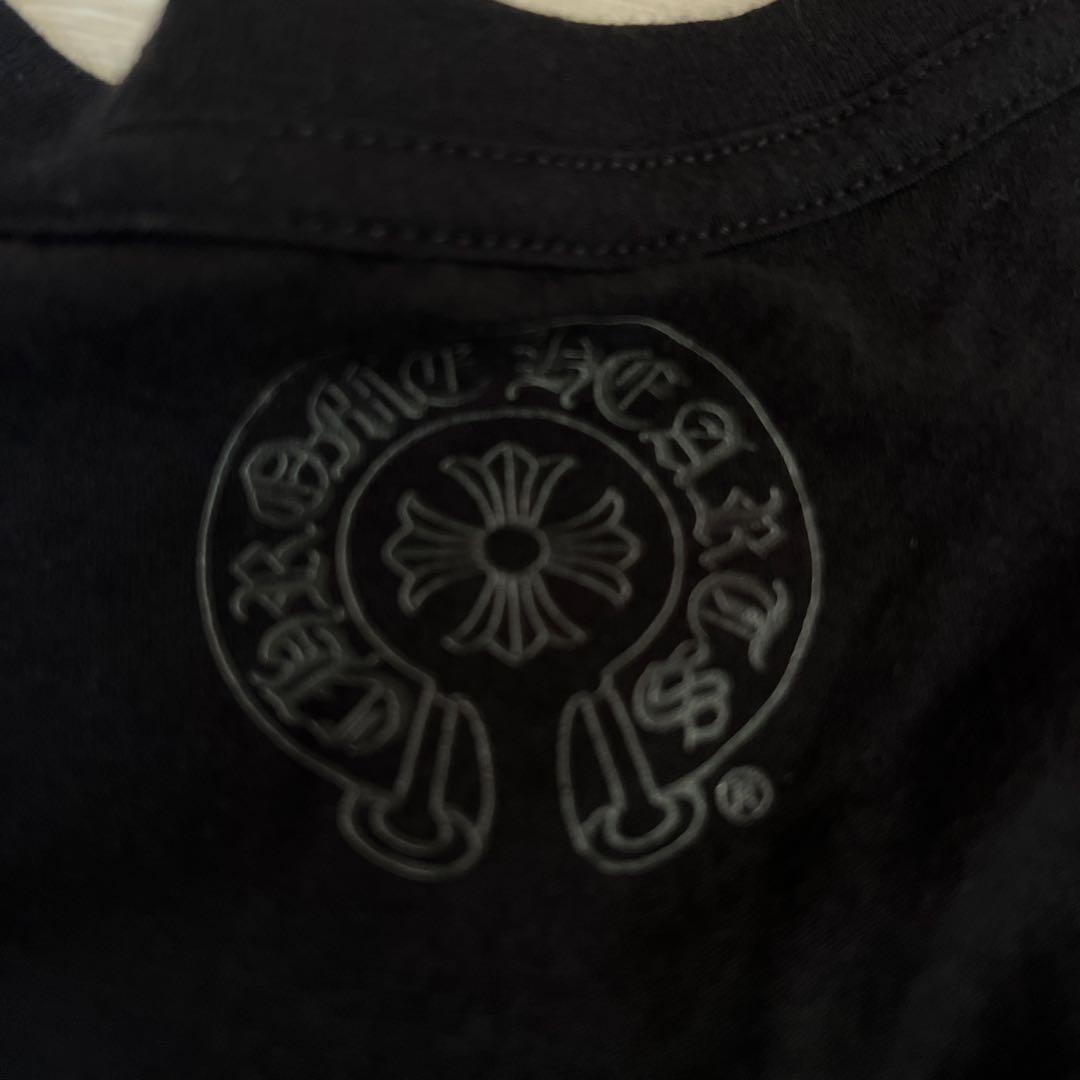 CHROME HEARTS ブラック Vネック Tシャツ