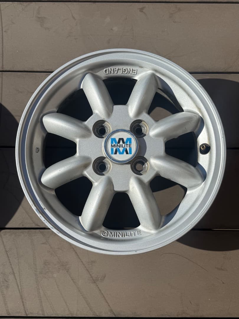 ミニライトホイール14インチ4.5J PCD100 4H４本セット　ダイハツ純正