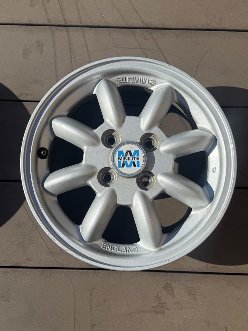 ミニライトホイール14インチ4.5J PCD100 4H４本セット　ダイハツ純正