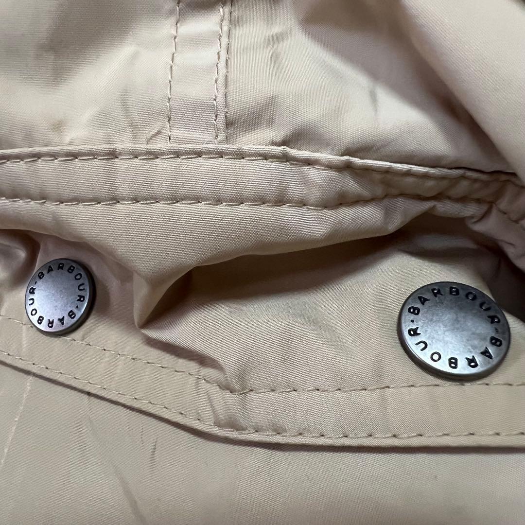 【なねむ】Barbour バブアー ショート丈トレンチレインコート 希少