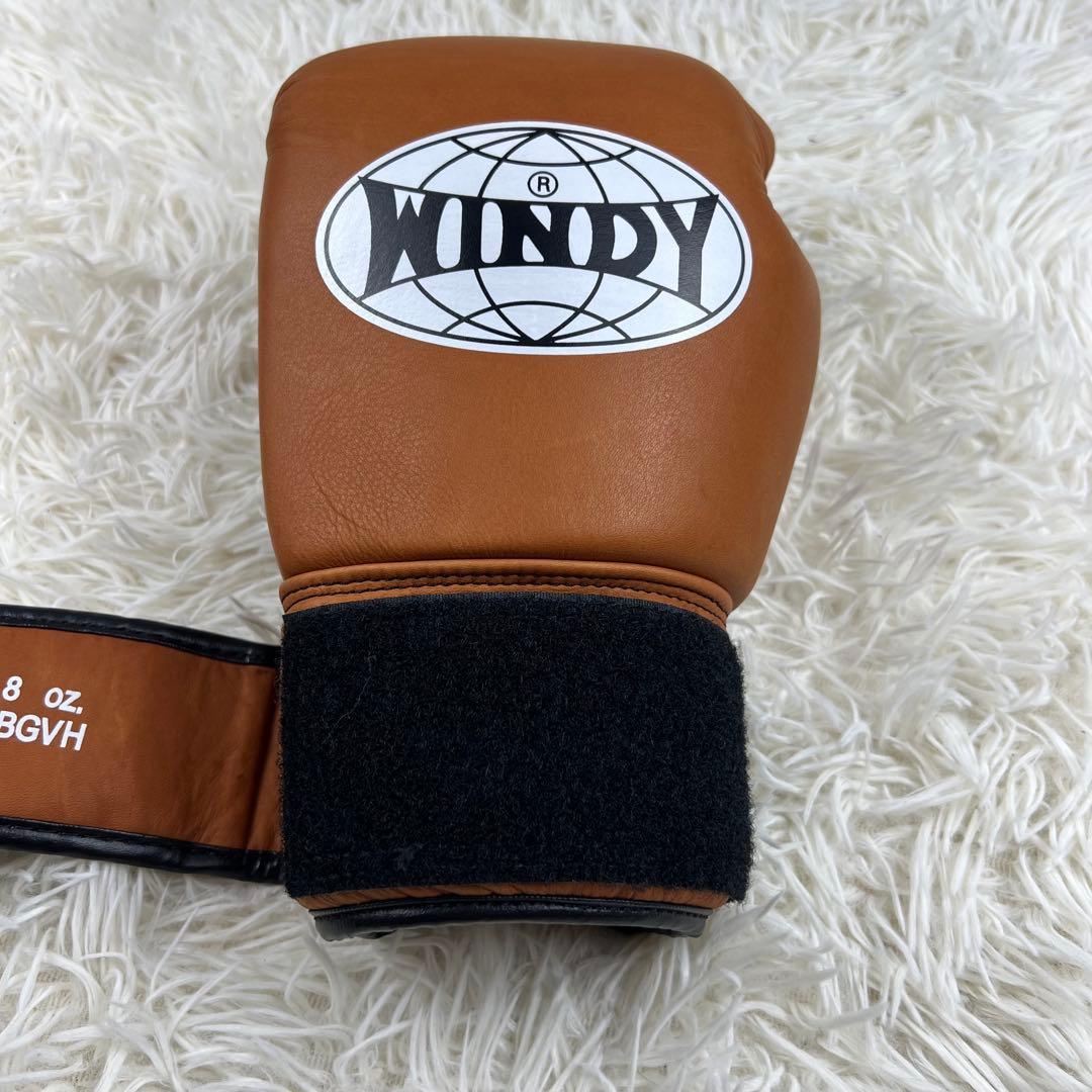 WINDY ボクシンググローブ 8oz BGVH 本革 レザー ブラウン