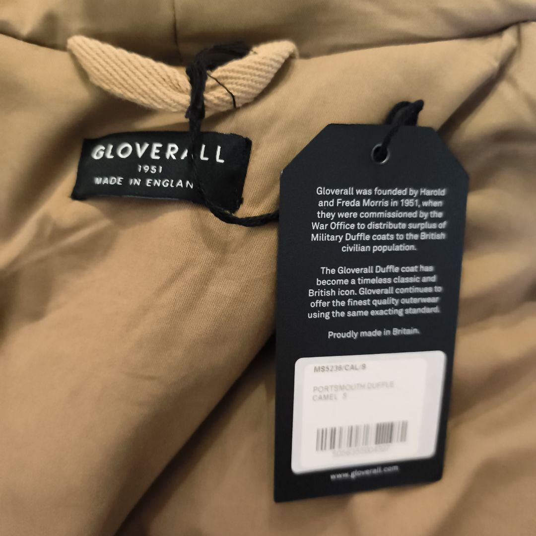 【新品】定価6.2万円 GLOVERALL パデッドダッフルコート キャメル S