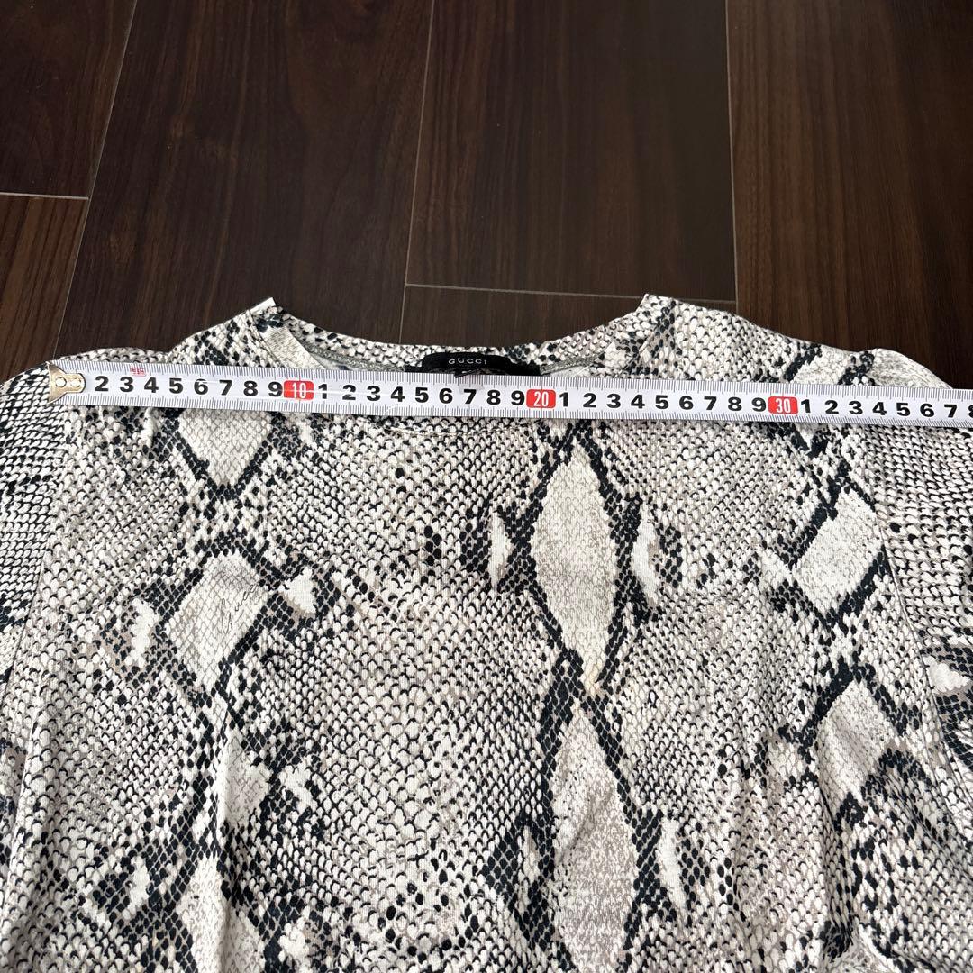 GUCCI ヘビ柄 半袖Tシャツ Mサイズ