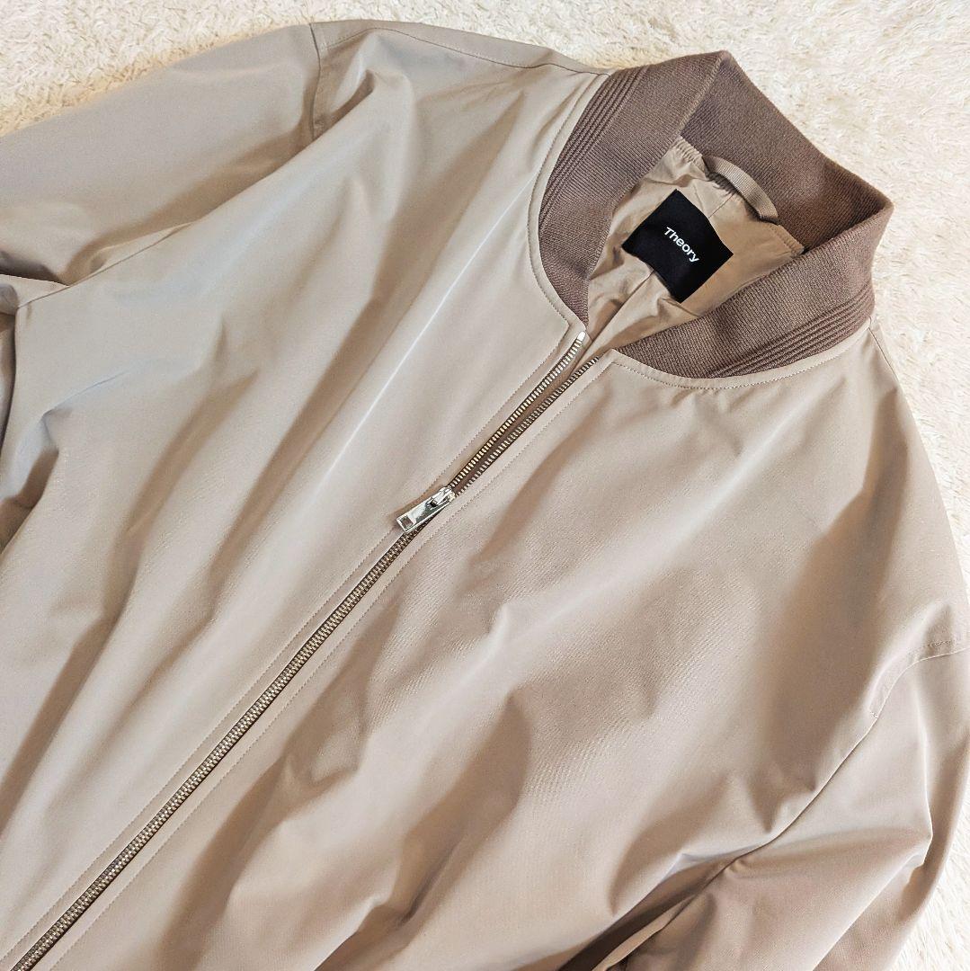 近年　Theory　XXL 　ボンバージャケット　MA-1 ダブルジッパー　リブ