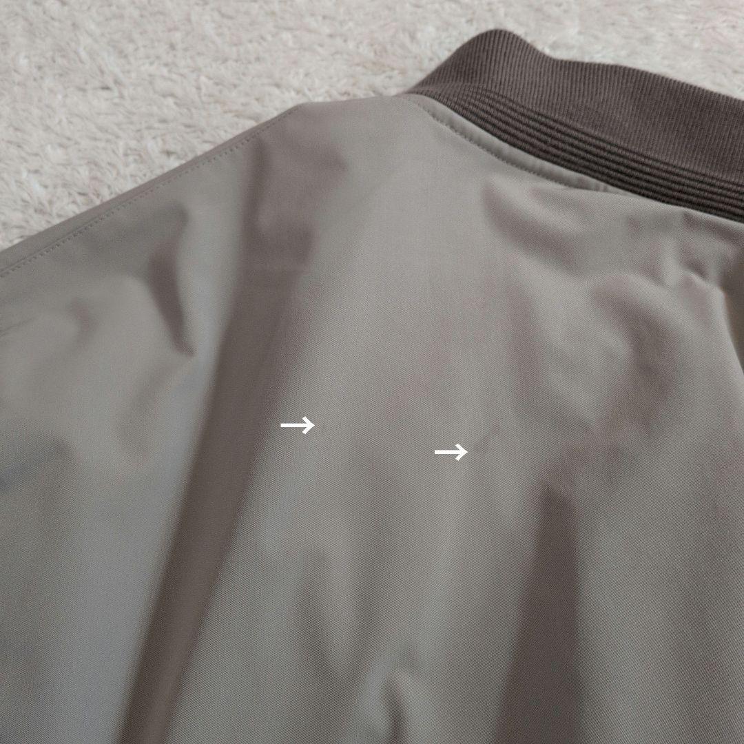 近年　Theory　XXL 　ボンバージャケット　MA-1 ダブルジッパー　リブ