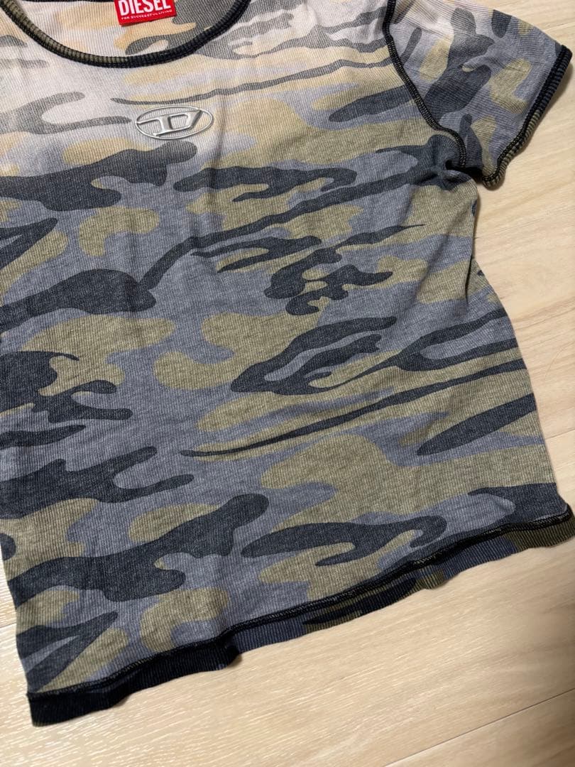 DIESEL カモフラージュ柄Tシャツ