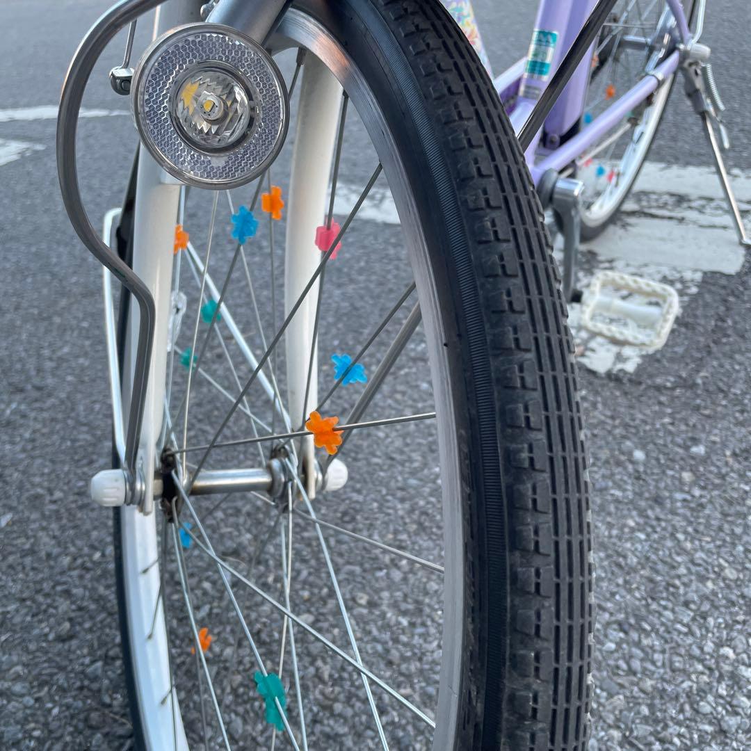 ブリヂストン 子供用自転車 紫 小学生子供用　千葉県松戸市にて引き取れる方！