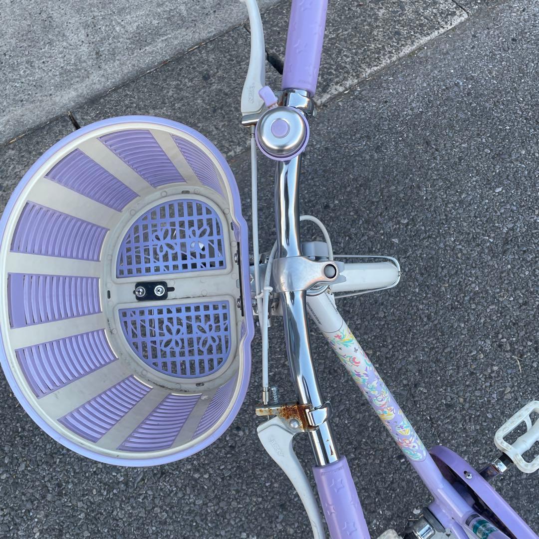 ブリヂストン 子供用自転車 紫 小学生子供用　千葉県松戸市にて引き取れる方！