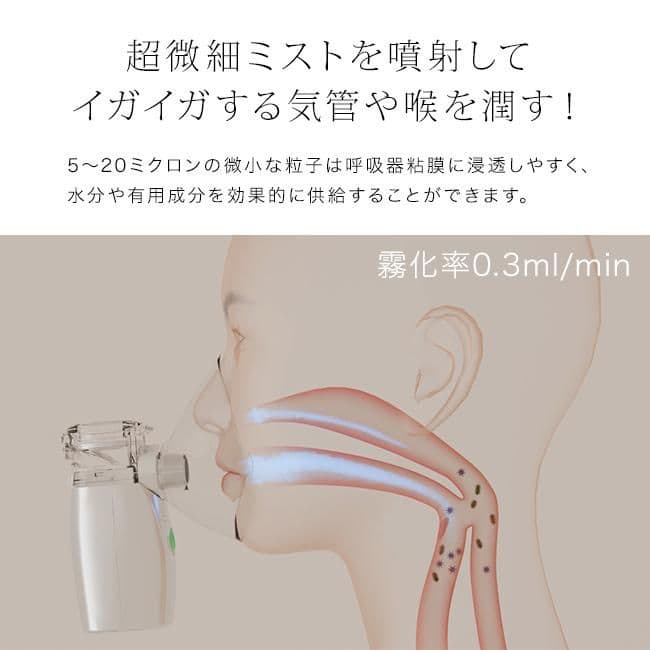 【新品未使用品】medisana 家庭用超音波吸入器