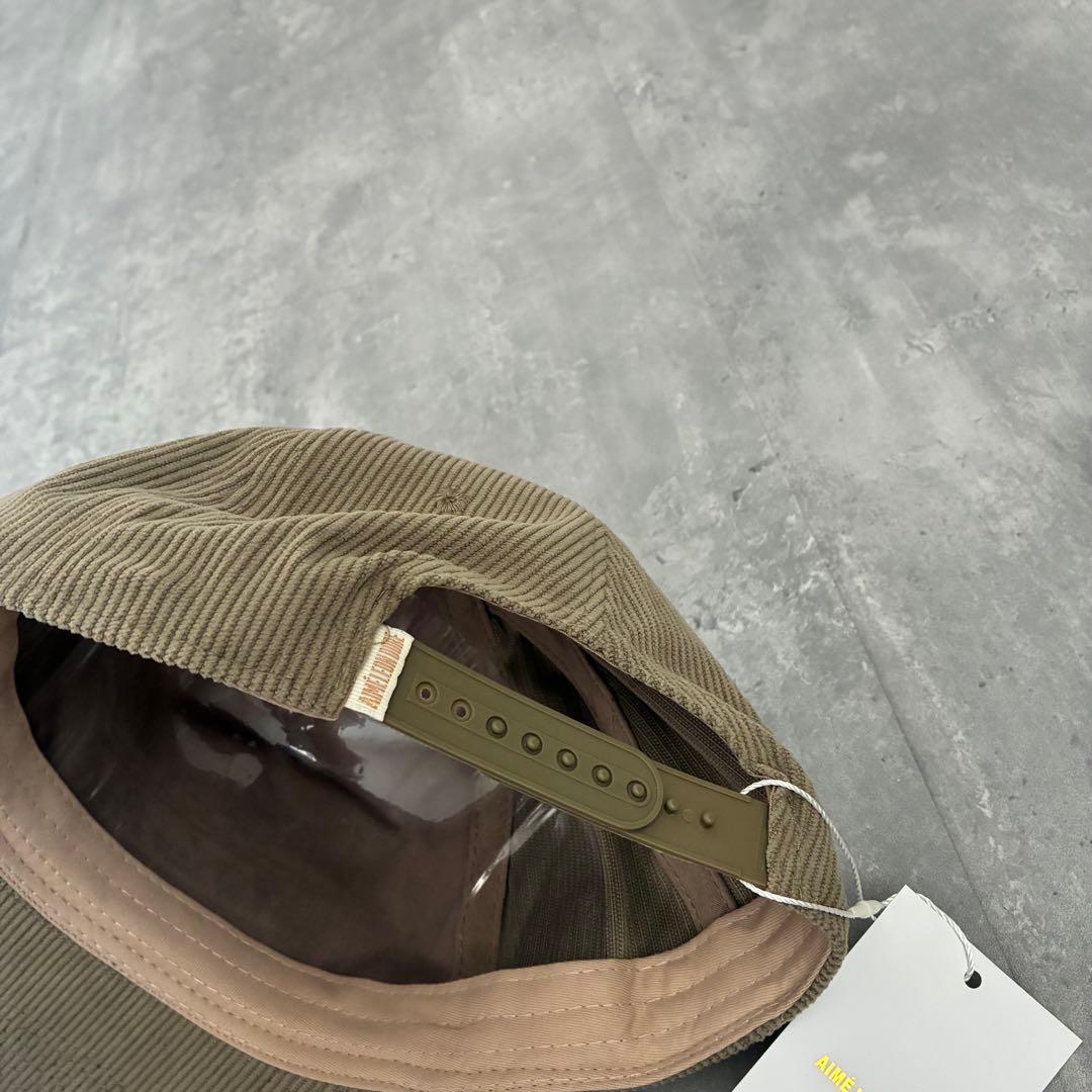 AIMÉ LEON DORE コーデュロイキャップ　ベージュ