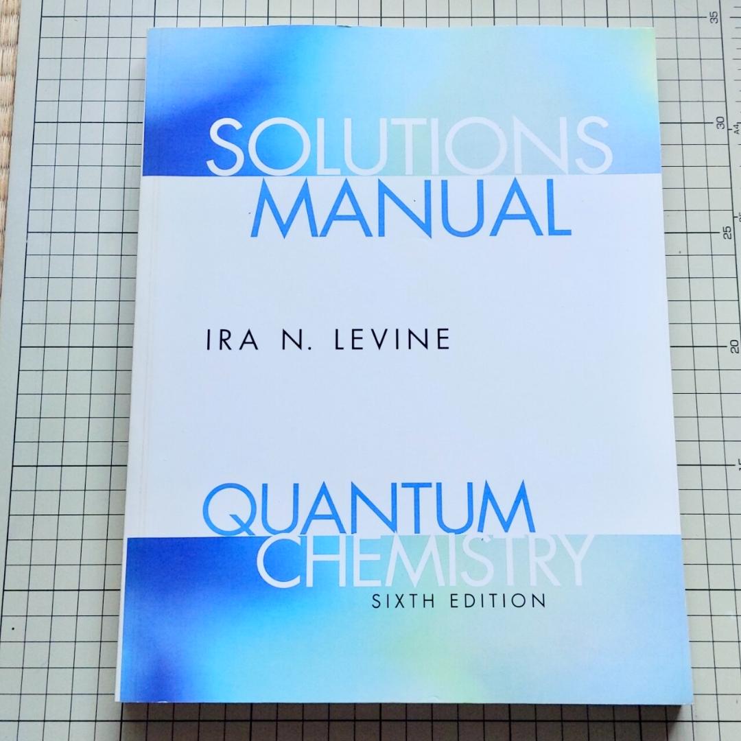 Ira N. Levine\r
Quantum Chemistry　量子化学