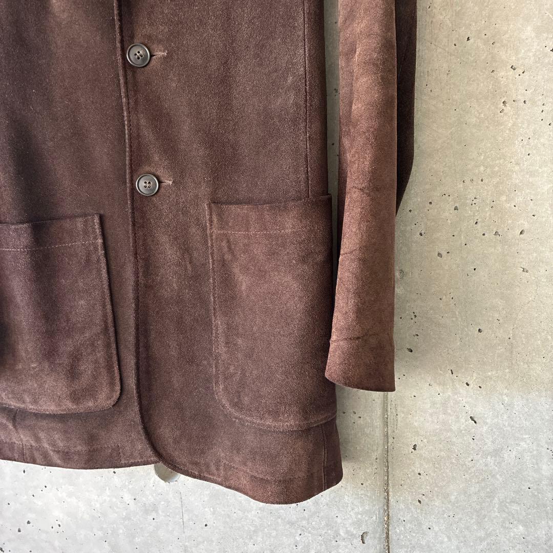 A.P.C. ブラウン スエード テーラードジャケット