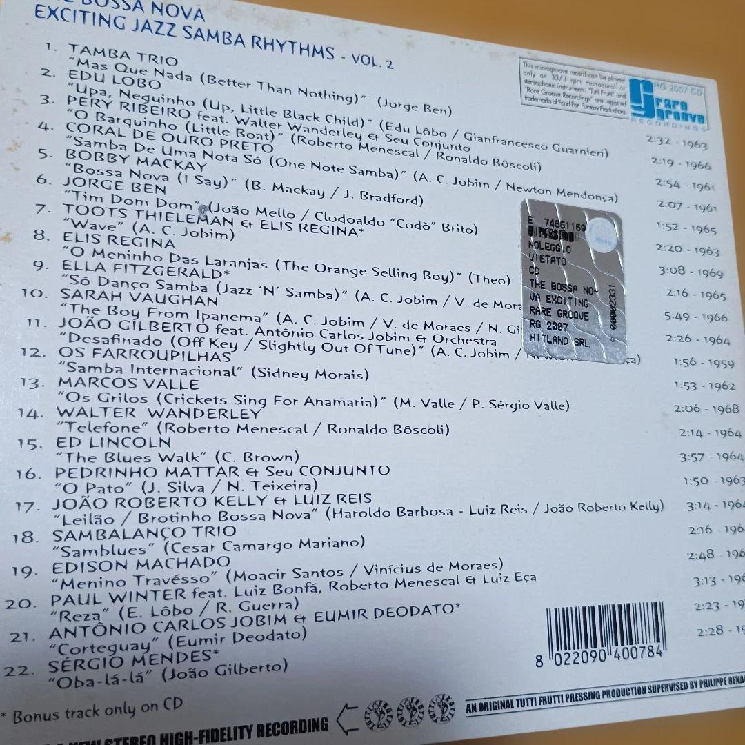 CD4枚　THE BOSSA NOVA EXCITING JAZZ SAMBA
