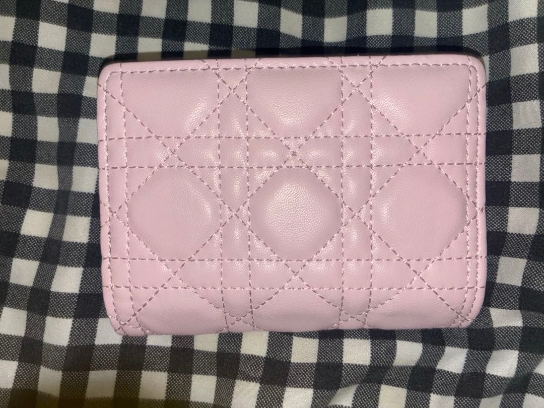 値下げ可 Dior クリスチャンディオール 二つ折り財布 ピンク