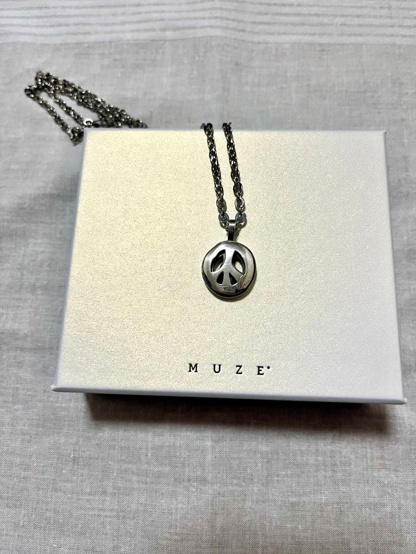 極美品✨MUZE ピースネックレス silver925