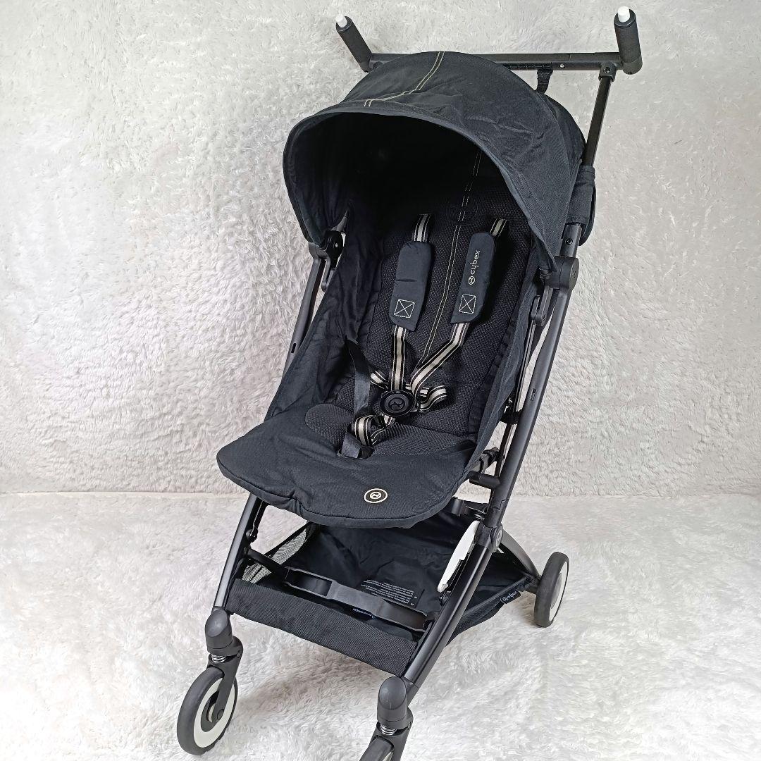 cybex LIBELLE コンパクト折り畳みベビーカー ムーンブラック 23年