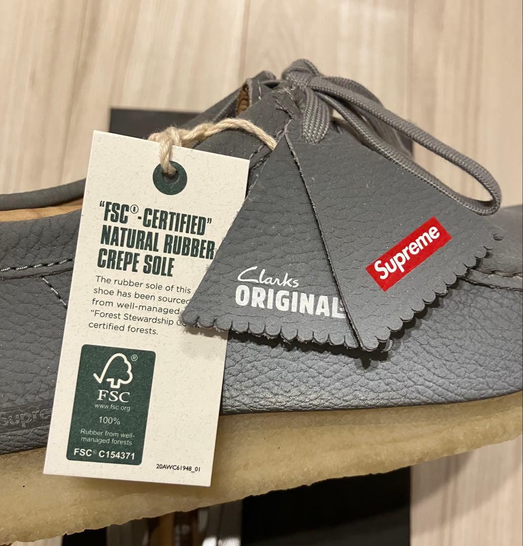 靴 Supreme/Clarks Originals Wallabee US6.5