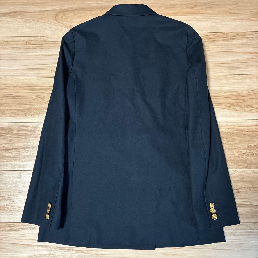 【極美品】PLST プラステ コットンブレンドダブルジャケット ネイビー M