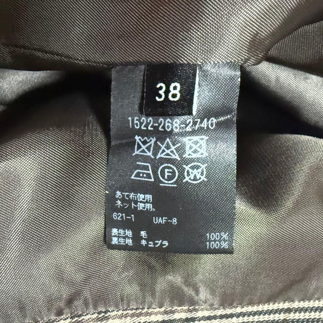ユナイテッドアローズ　UWSC ダブル ブレザー ジャケット† チェック　38