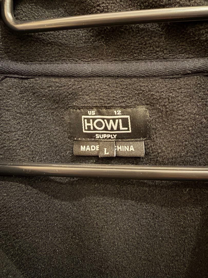 HOWL フリース　L ブラック 早い者勝ち