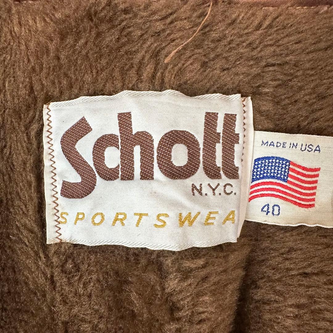 【Schott】ショット A-2 G-1 A2 G1 フライトジャケット レザー