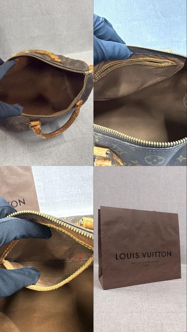 LOUISVUITTON ルイヴィトン モノグラム スピーディ30 ハンドバッグ