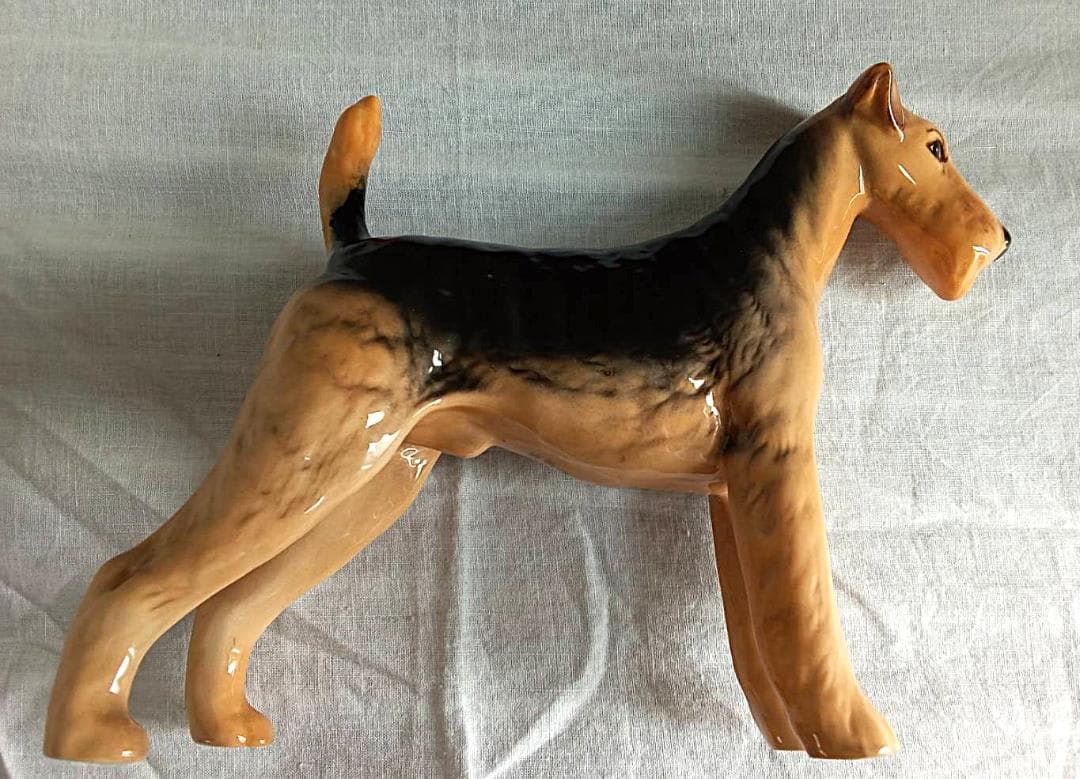愛犬 家向き\"英国BESWICK製・フィギュリン／フォックステリア犬／約20cm