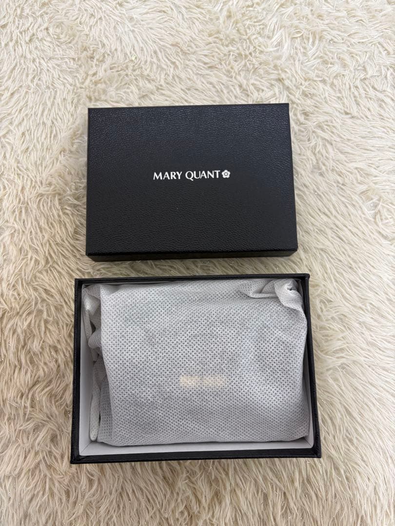 「MARY QUANT 」ブラック 三つ折り財布