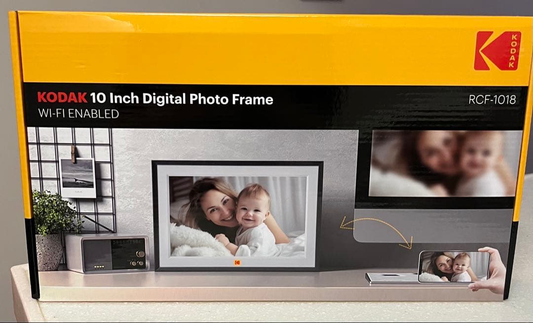 KODAK 10インチデジタルフォトフレーム RCF-1018