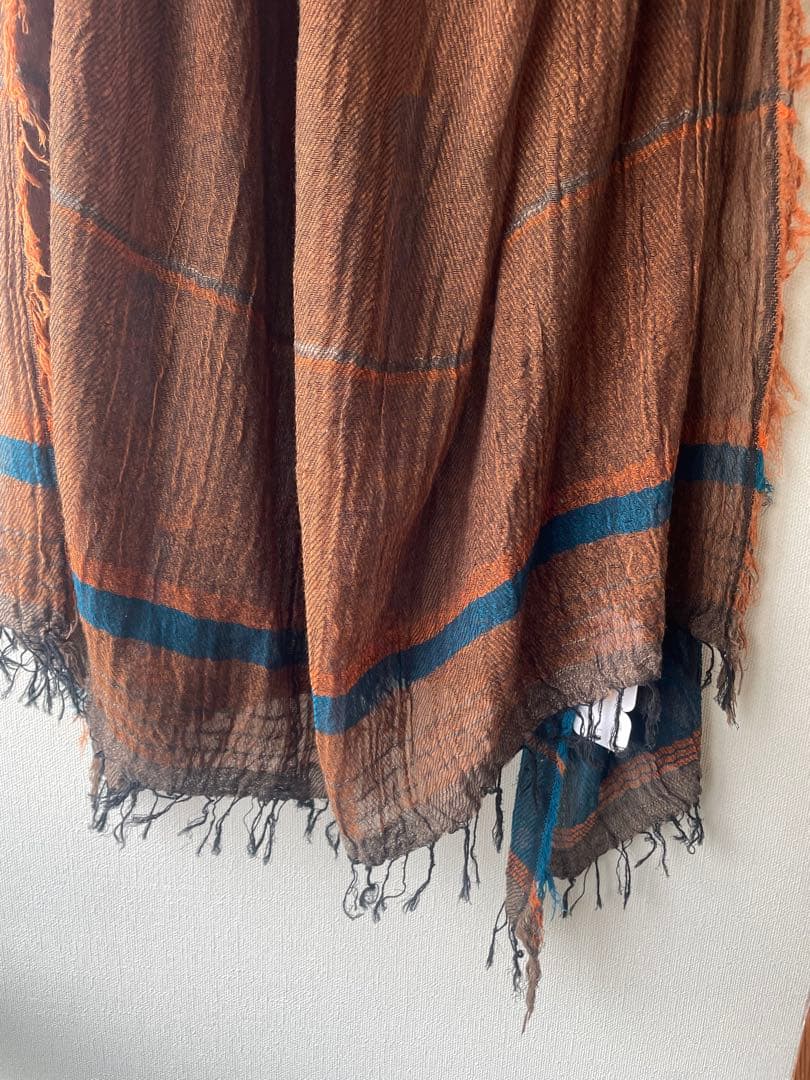 tamaki niime roots shawl big コットン。
