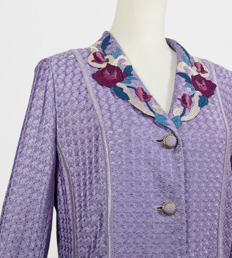 美品 seiji kitano 華やか刺繍レースジャケット