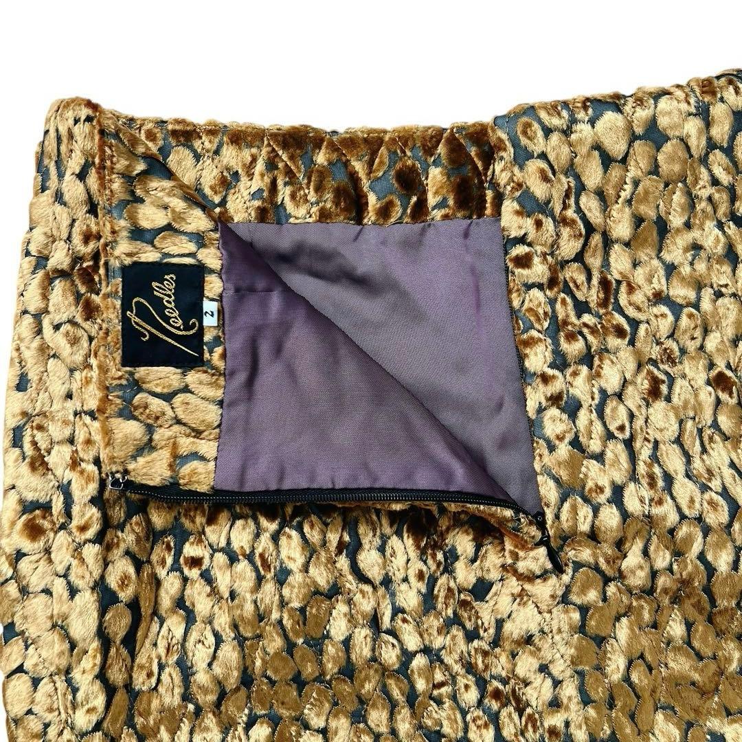 NEEDLES　Pencil Skirt Bumout Velvet　22aw