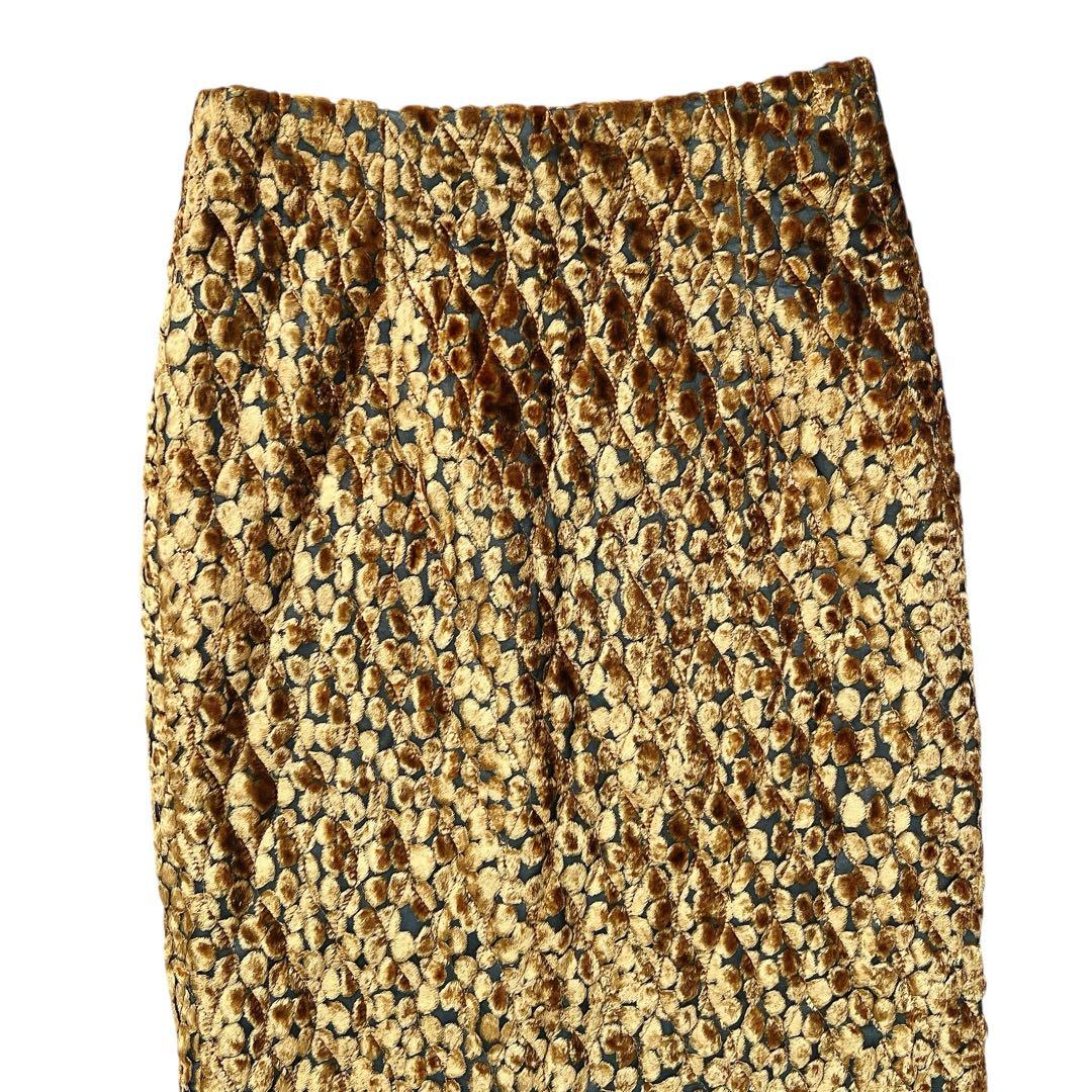 NEEDLES　Pencil Skirt Bumout Velvet　22aw