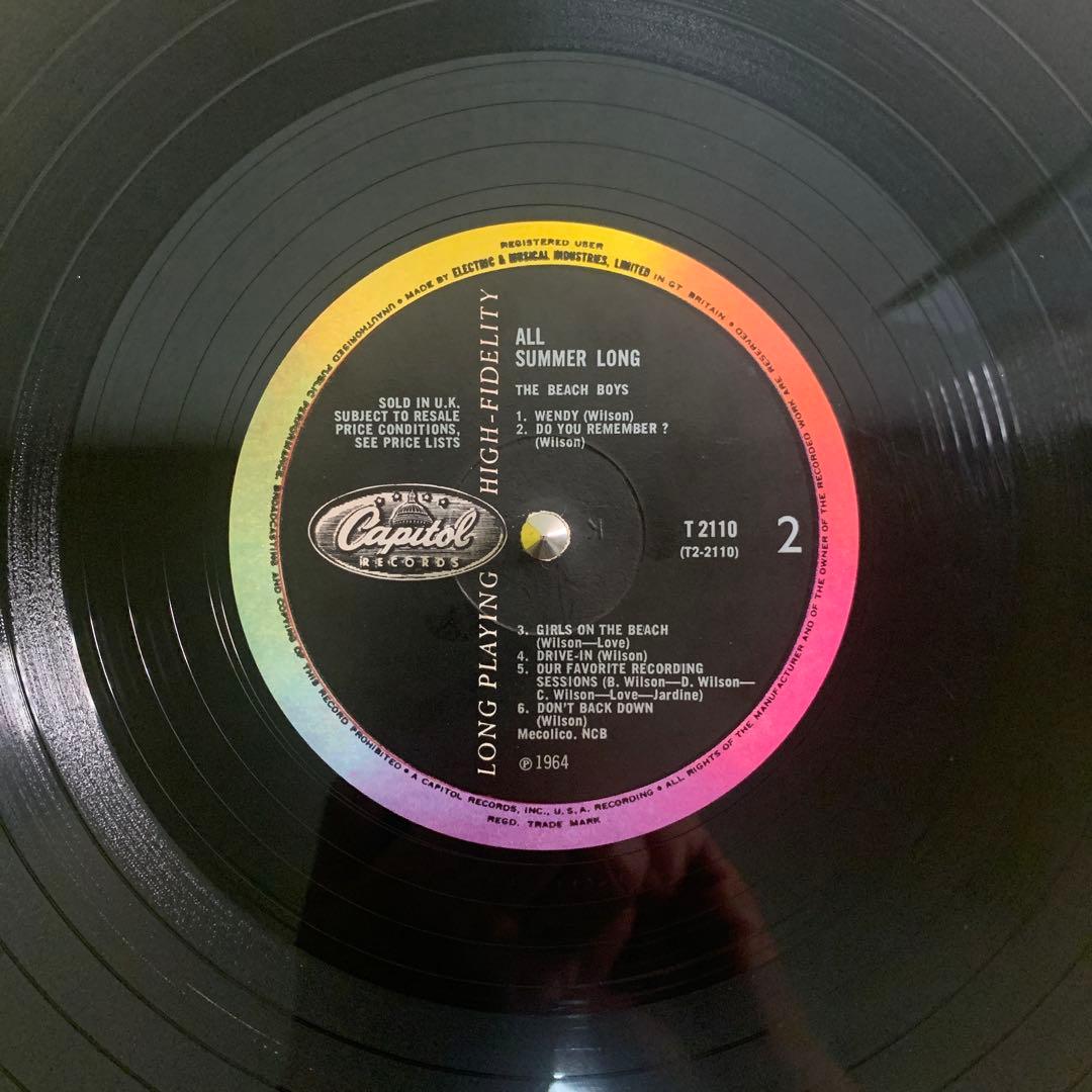 The Beach Boys / All Summer Long UK盤LP