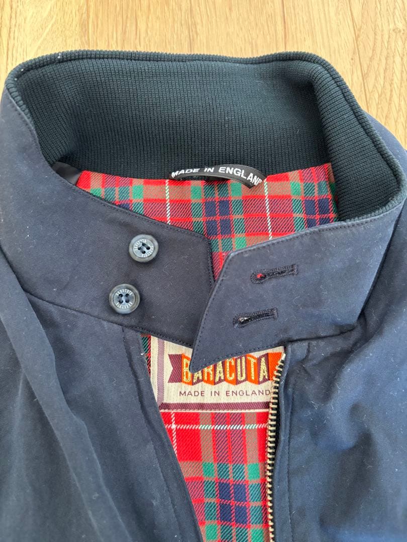 BARACUTA G9 スウィングトップ ネイビー ジップアップ M 38