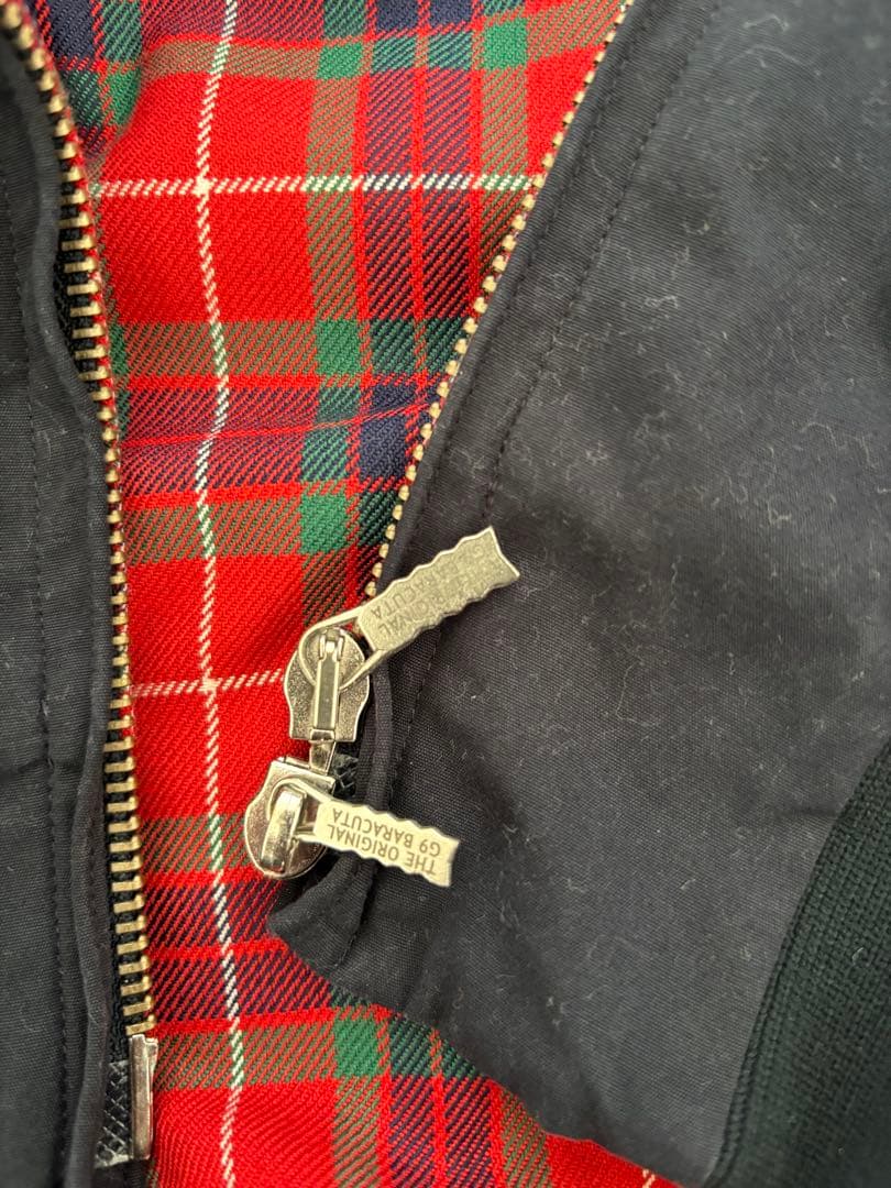 BARACUTA G9 スウィングトップ ネイビー ジップアップ M 38