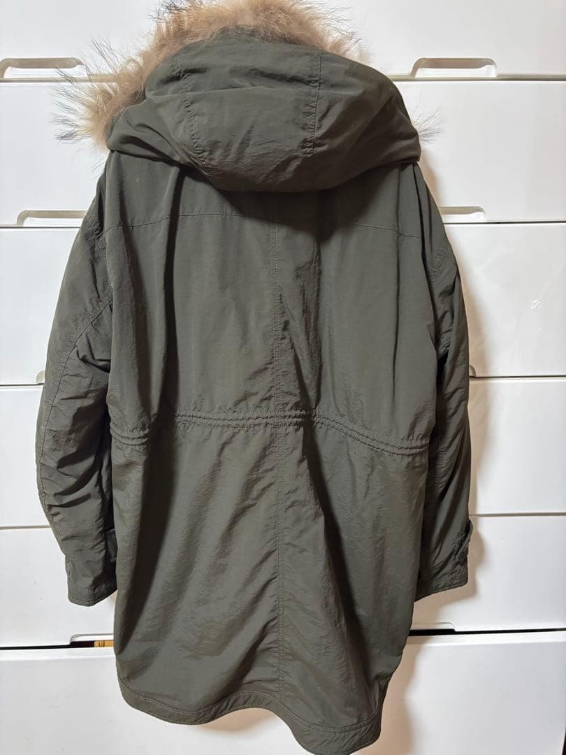 【新品】PLST プラステ　ファー付　モッズコート Lサイズ