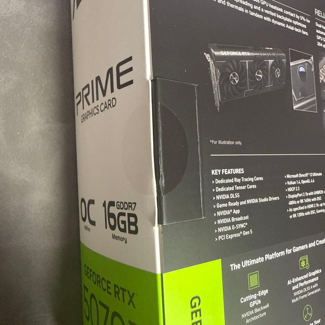 新品未使用品 ASUS GEFORCE RTX 5070Ti