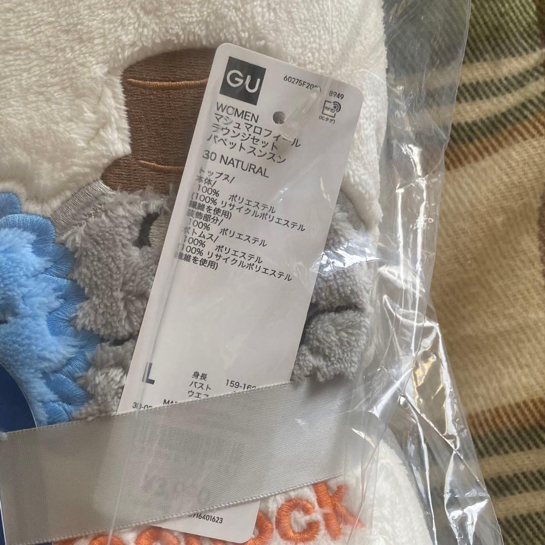 L 新品　GU ジーユー　パペットスンスン　ラウンジセット　ルームウェア