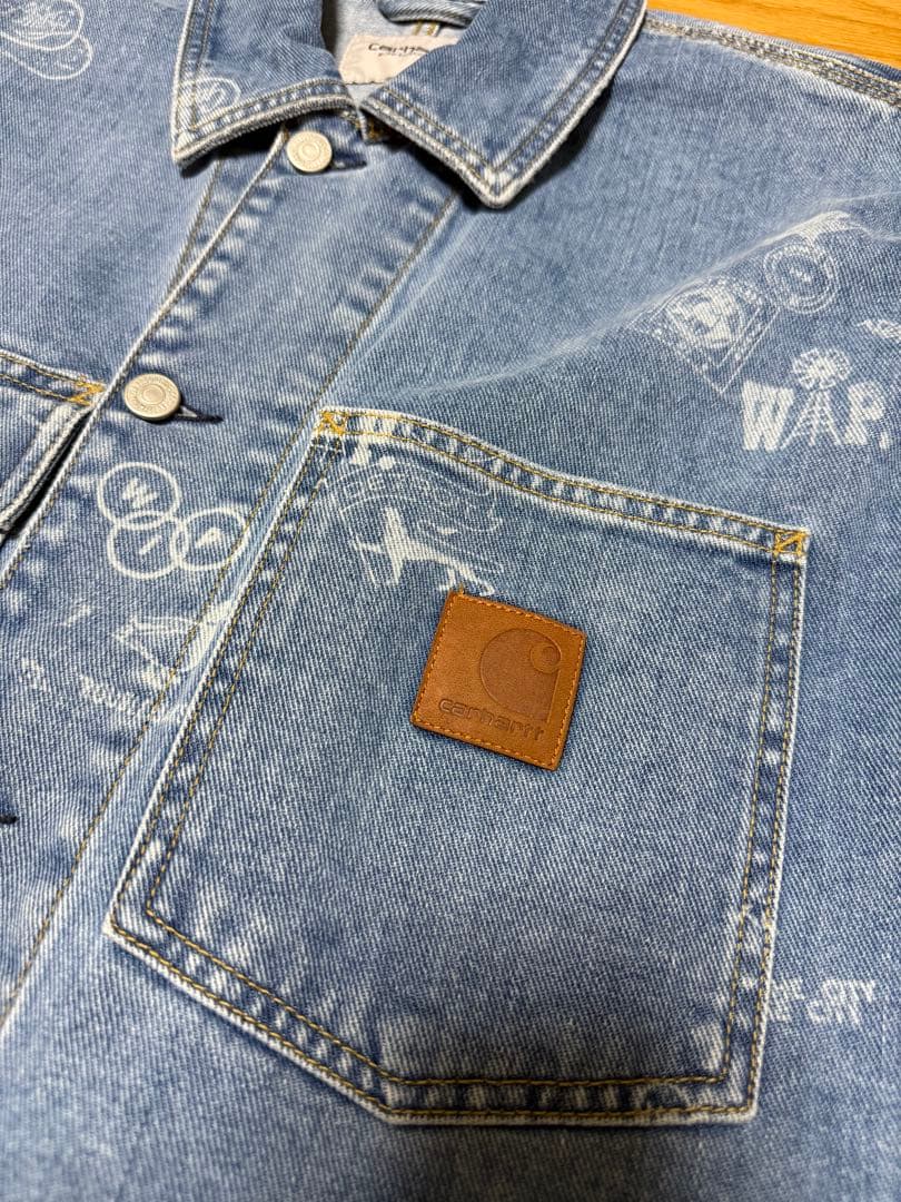 ヒ*ー様 Carhartt WIP STAMP ジャケット　Lサイズ